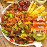  Trái Cây Sấy Dẻo Mix Vị Xí Muội Cắt Sẵn - Lon 500gram 