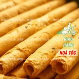  Bánh Ống Mè Nước Cốt Dừa Hương Vani - Lon 250Gr 
