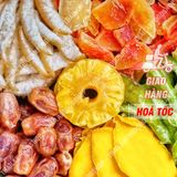  Hộp Kim Cương Mix 6 Loại Trái Cây Sấy Dẻo (Thơm/ Đu Đủ/ Vỏ Bưởi Thái Lan/ Vỏ Bưởi Đường Phèn/ Chà Là/ Xoài) - Hộp Quà 