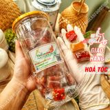  Kẹo Viên Sấy Dẻo Mix 3 Vị (Dâu Tây/ Thanh Long/ Mít) Lon 400Gram 