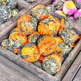  Trà Phổ Nhĩ Hoa (Trà Phổ Nhĩ Nở Hoa - Trà Pu'er Vân Nam - Trà Kim Qua Cống - Trà Nhân Đầu Cống) - Túi 250gr 