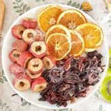  Combo 30 Gói Trà Detox Mix SƠN TRA CAM ATISO + Tặng Bình Thủy Tinh (Trà hoa quả Sấy Khô - Trà Thảo Mộc) 