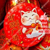  Hộp Bánh Quà Tết - Hộp Bánh Quy Mèo Trắng - Mèo Vàng Hộp 268gram 