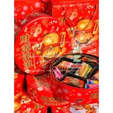  Hộp Bánh Quy Mèo Vàng, Mèo Trắng - Hộp Thiếc 268gram 