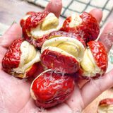  Táo Đỏ Kẹp Sữa Nhân Hạt Điều (Burger táo đỏ nhân marshmallow sữa kẹp hạt điều) Túi 500gr 