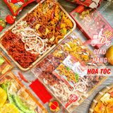  Hộp Quà Kim Cương Mix 4 Vị Thịt Khô (Khô Bò/ Khô Mực Sợi Hấp Dừa/ Khô Heo Tỏi/ Khô Gà) 