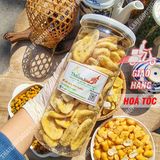  Chuối Sấy Giòn Nguyên Miếng Túi 500gr 