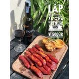  Lạp Xưởng Tôm Trứng Muối Túi 500Gram - Hút Chân Không 