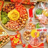  Hộp Quà Tết Lục Vị  (Ô Mai Mận Cơm/ Xí Muội Đào Chẻ/ Xí Muội Mơ Đào/ Kiwi/ Xoài/ Chà Là) Hộp 785g 
