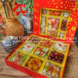  Hộp Quà Tết 9 Vị Set Quà Hộp Mứt Tết 