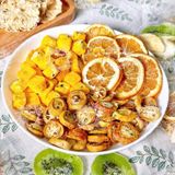 Combo 30 Gói Trà Detox Mix CHANH DÂY CAM TẮC VÀNG + Tặng Bình Thủy Tinh (Trà hoa quả Sấy Khô - Trà Thảo Mộc) 