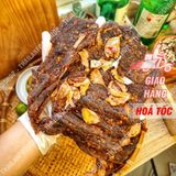  Khô Bò Miếng Rim Tỏi Ớt (Khô Bò Ước) Túi 200Gr (Hút Chân Không) 