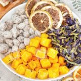 Combo 30 Gói Trà Detox Mix CHANH DÂY ĐẬU BIẾC CHANH XÍ MUỘI + Tặng Bình Thủy Tinh (Trà hoa quả Sấy Khô - Trà Thảo Mộc) 