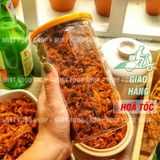  Khô Mực Xé Sợi Tẩm Vị Bình Định - Lon 300gr 