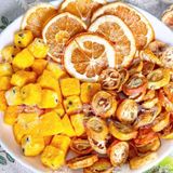  Combo 30 Gói Trà Detox Mix CHANH DÂY CAM TẮC VÀNG + Tặng Bình Thủy Tinh (Trà hoa quả Sấy Khô - Trà Thảo Mộc) 