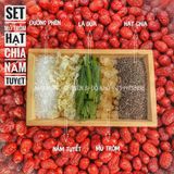  Mủ Trôm Hạt Chia & Nấm Tuyết ( Nấu 4 - 5 Lít ) 