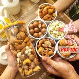  Hạt Dinh Dưỡng Mix 5 Vị (Macca, Hạt Dẻ Cười, Hạnh Nhân, Hạt Điều, Óc Chó) Lon 450Gram 