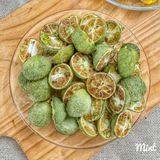  Tắc Xanh ( Quất / Hạnh ) Sấy Lạnh (Quất Xanh Sấy Thăng Hoa) - Hủ Thuỷ Tinh Cao Cấp 300gr 