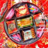  Hộp Bánh Quà Tết - Hộp Bánh Quy Mèo Trắng - Mèo Vàng Hộp 268gram 