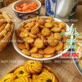  Bánh Nhện Mè Lon 250Gram - Bánh Đồng Tiền/ Bánh Đồng Xu/ Bánh Trứng Nhện 