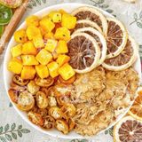  Combo 30 Gói Trà Detox Mix CHANH DÂY THƠM TẮC VÀNG CHANH + Tặng Bình Thủy Tinh (Trà hoa quả Sấy Khô - Trà Thảo Mộc) 