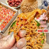  Tóp Mỡ Liền Da Sốt Mắm Hành - Muối Tỏi - Da Heo - Da Cá - Da Gà Lon 250Gram 