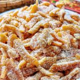  Trần Bì Sấy Cam Thảo (Mứt Xí Muội Trần Bì Vỏ Quýt) Ngọt Thanh The Nhẹ - Hộp 500g 