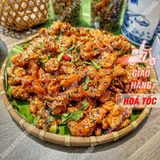  Da Gà Sấy Giòn Sốt Bơ Tỏi Lon 250Gram 