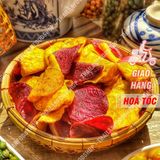  Khoai Lang Lát Sấy Mật Ong Mix Tím Vàng Lon 200gr 