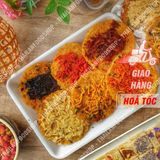  Cơm Cháy Lục Vị - Vĩ 6 loại Topping (Khô Gà, Khô Bò, Rong Biển, Mực Tẩm Vị, Chà Bông, Ruốc Tép) 