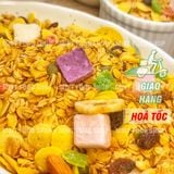  Hạt Dinh Dưỡng Sữa Chua Trái Cây Meizhoushike Yogurt, Nuts Oatmeal - Gói Màu Hồng 400Gr 
