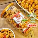  Tóp Mỡ Liền Da Xốc Muối Tỏi Tây Ninh - Lon 250gr 