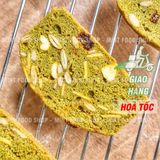  Bánh Biscotti Nguyên Cám Ngủ Cốc Vị Trà Xanh - Lon 320gram 