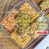  Bánh Ngói Hạnh Nhân Mix Vị (Socola, Vani, Trà Xanh,Trứng Muối , Khoai Môn, Dâu Tây ) - Túi 300gr 