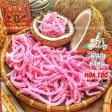  Mứt Dừa Non Thanh Điệp Sợi Đũa Vị Dâu Tây - Túi 1kg 