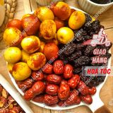  Táo Đen Mix Táo Đỏ Tân Cương Lon 450Gram 