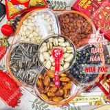  Hộp Hoa Mai Mix Hạt Lục Vị(Hạt Dẻ Cười/ Hạnh Nhân Rang Bơ/ Đậu Đen Rang Muối / Hạt Bí/ Hạt Dưa/ Hạt Hướng Dương)Hộp 535g 