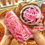  Mứt Dừa Non Thanh Điệp Sợi Đũa Vị Dâu Lon 450gr 