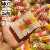  Mứt Rau Câu Sữa (Mứt rau câu 2 màu - Mứt rau câu giòn) -  Lon 400gr 
