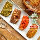  Bánh Biscotti Nguyên Cám Ngủ Cốc Mix Vani, Chocolate & Trà Xanh - Lon 320gr 