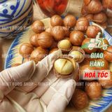  Hạt Macca Lâm Đồng Lon 400Gram - Nứt Vỏ Có Kèm Đồ Khui 