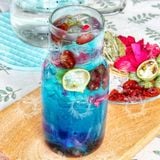  Bột Soda Việt Quất Hòa Tan Túi 500Gram (Soda Biển Xanh - Nước Uống Giải Khát Có Sẵn Gas) 