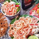  Khô Mực Xé Sợi Hấp Nước Dừa Lon 300Gram 