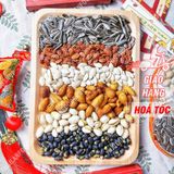  Hộp Hoa Mai Mix Hạt Lục Vị(Hạt Dẻ Cười/ Hạnh Nhân Rang Bơ/ Đậu Đen Rang Muối / Hạt Bí/ Hạt Dưa/ Hạt Hướng Dương)Hộp 535g 