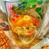  Trà Hoa Bạch Cúc Kỷ Tử Đường Phèn - 1 Viên 