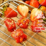  Kẹo Dâu Tây Sấy Dẻo Viên - Lon 400gram 