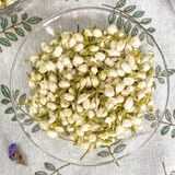  Trà Hoa Nhài ( Hoa Lài) Nụ Hoa Nhài Sấy Lạnh Nguyên Bông - Chai Thủy Tinh Cao Cấp 220gr 