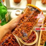 Khô Mực Xé Sợi Tẩm Vị Bình Định - Lon 300Gr 