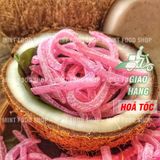  Mứt Dừa Non Thanh Điệp Sợi Đũa Vị Dâu Tây - Lon 450gr 