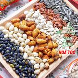  Hộp Hoa Mai Mix Hạt Lục Vị(Hạt Dẻ Cười/ Hạnh Nhân Rang Bơ/ Đậu Đen Rang Muối / Hạt Bí/ Hạt Dưa/ Hạt Hướng Dương)Hộp 535g 